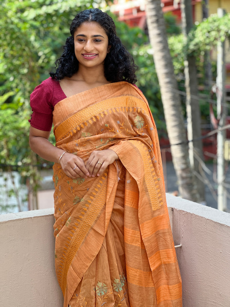 Buy Mustard Sarees for Women by KIMISHA Online | Ajio.com