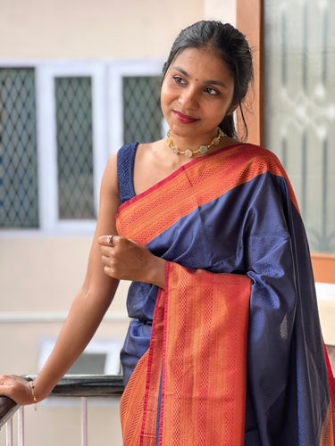 Traditional Border Semi Silk Saree | TR138