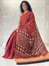 Screen Printed Modal Silk Saree | SAC133