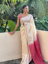 Kesiya Weaving Bhagalpuri Linen Saree | DLS232