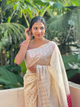 Kesiya Weaving Bhagalpuri Linen Saree | DLS232