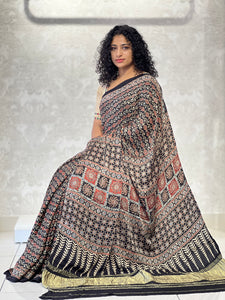 Screen Printed Modal Silk Saree | SAC129