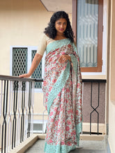 Cutwork Bordered Semi Silk Saree | BLD430