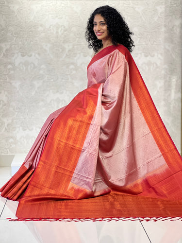 Traditional Border Semi Silk Saree | TR140