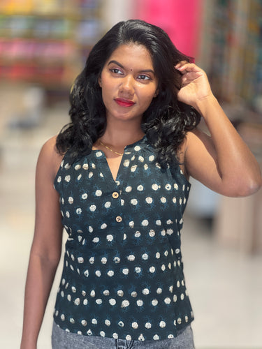 Printed Patterned Cotton Short kurta | DNT558