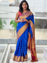 Butta Weaved Semi Silk Saree | ONA126
