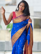 Butta Weaved Semi Silk Saree | ONA126