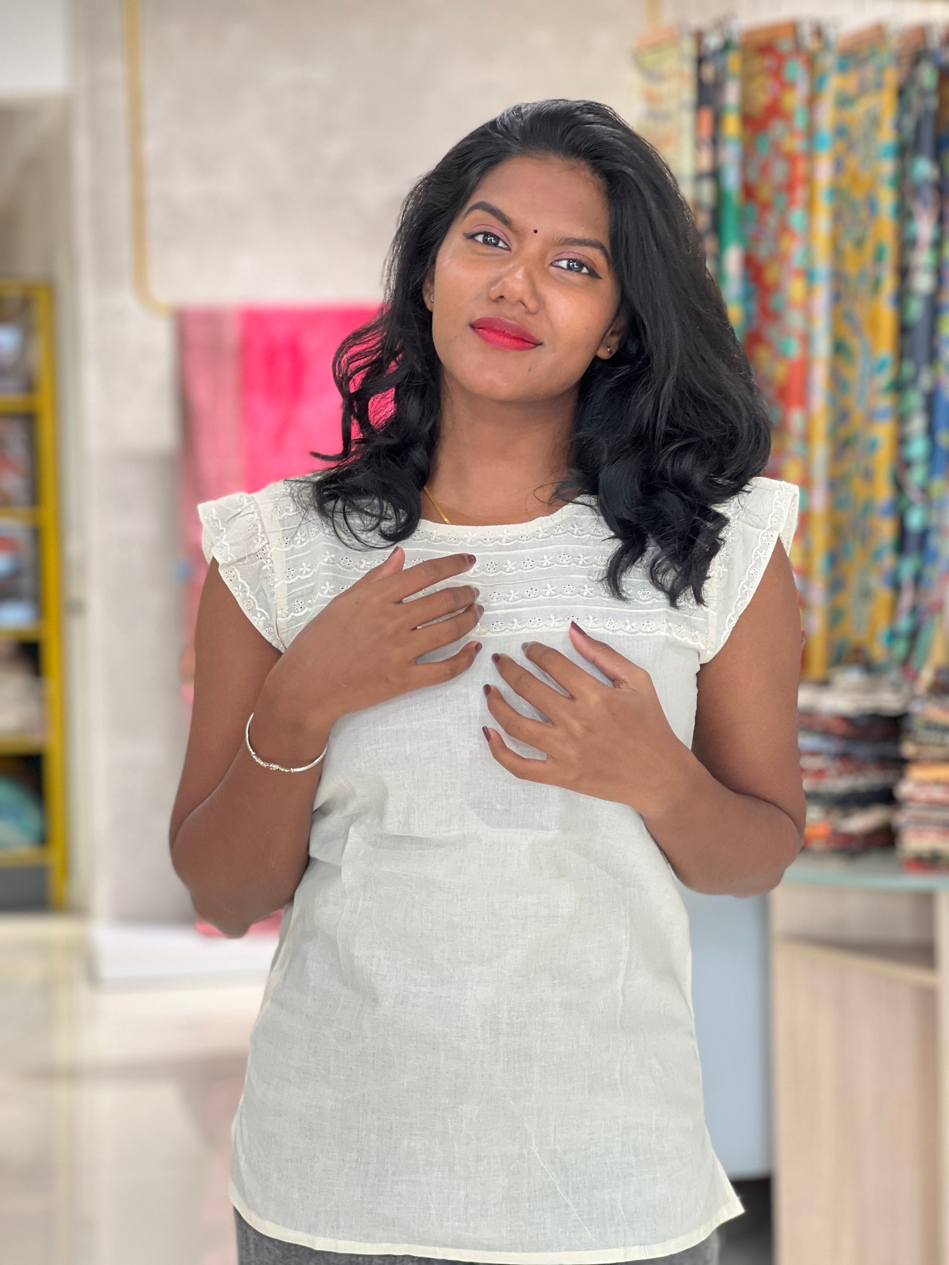 Cotton Short Kurta | DNT571