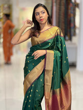 Butta Weaved Semi Silk Saree | ONA125