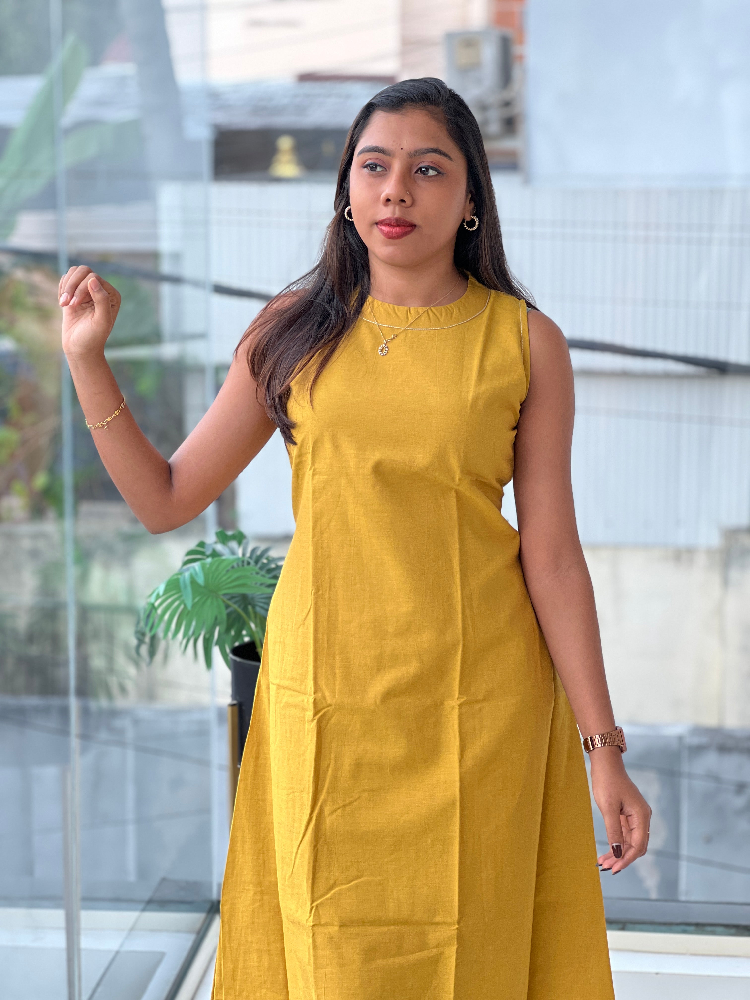 A-Line Cotton Kurta Set | MSN152