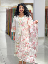 Floral Embroidered Chanderi Cotton Kurta Set | FW217
