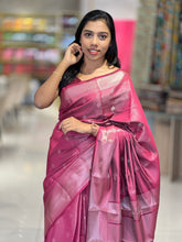 Silver Zari Weaving Semi Silk Saree | KAC180