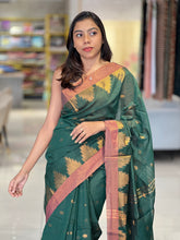 Temple Border Detailed Cotton Silk Saree | RP769
