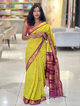 Traditional Thread Weaved Cotton Saree | ONA120