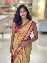 Traditional Thread Weaved Cotton Saree | ONA114