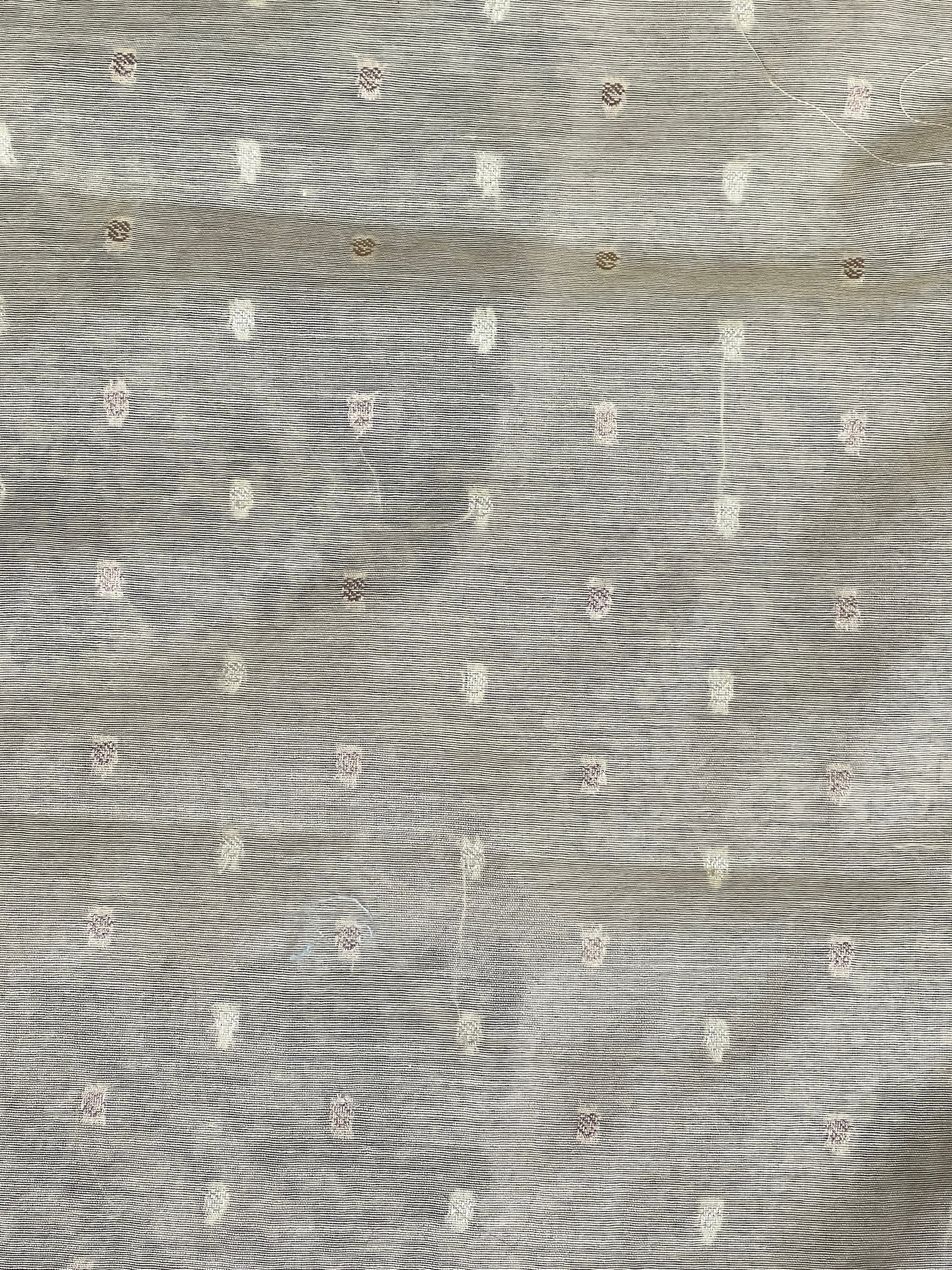 Leaf Applique Work Detailed Organza Saree | MM386