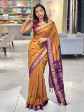 Traditional Thread Weaved Cotton Saree | ONA119
