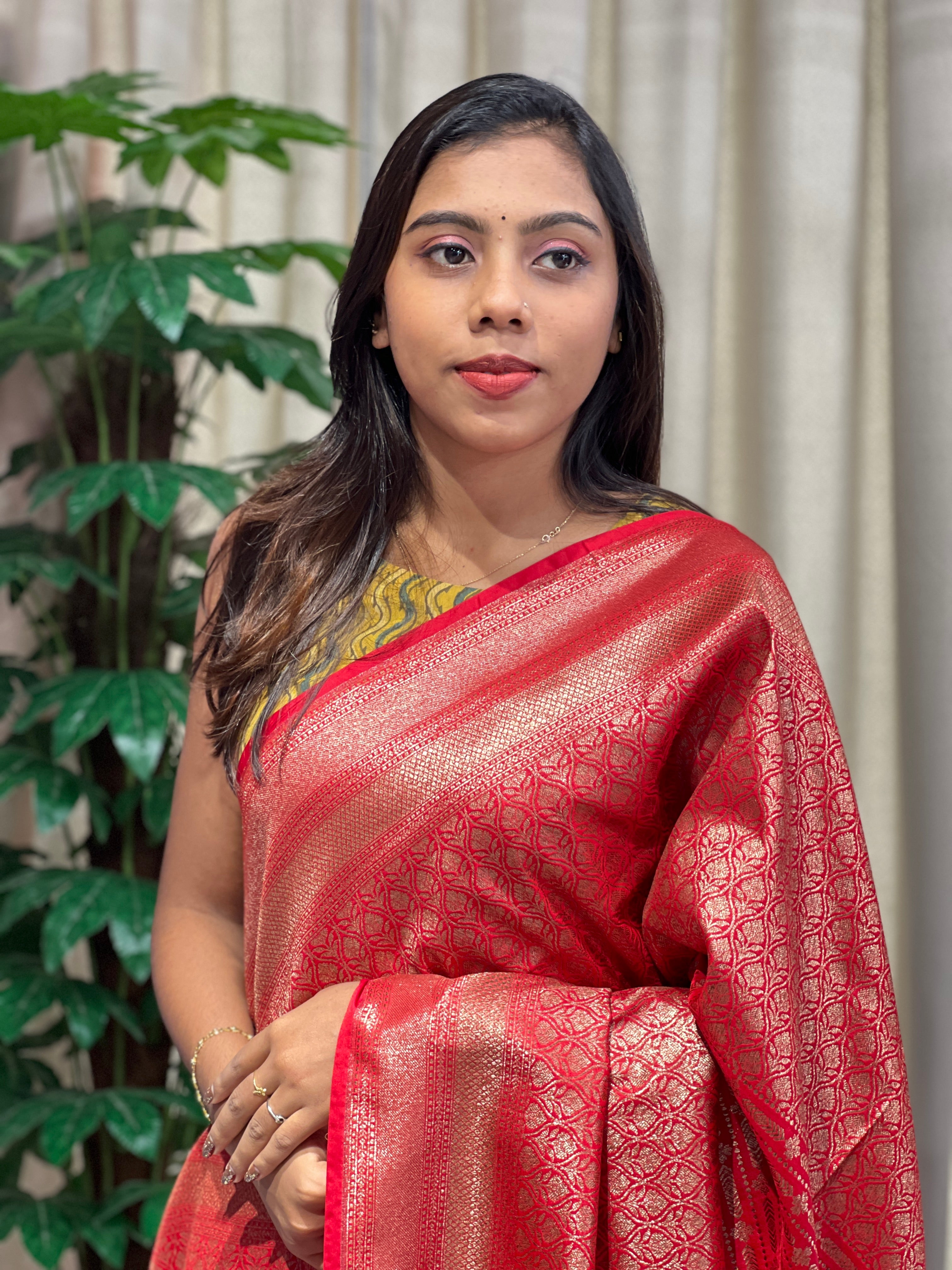 Zari Woven Banarasi Saree | YNG1046