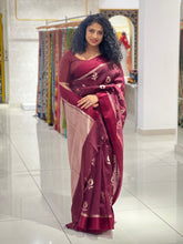 Floral Buta Weaved Chanderi Finish Saree | NN139