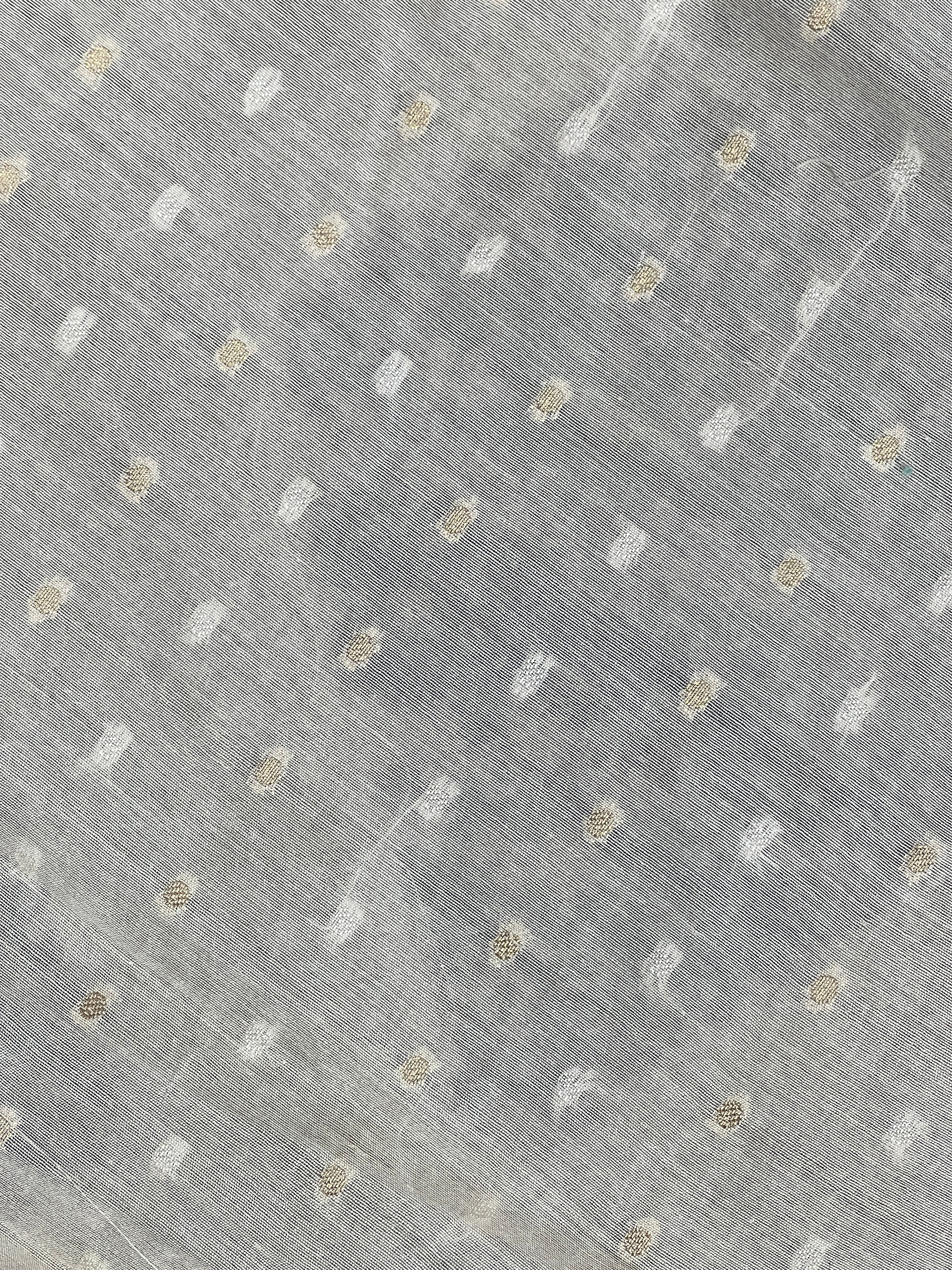 Leaf Applique Work Detailed Organza Saree | MM388