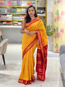Traditional Thread Weaved Cotton Saree | ONA121