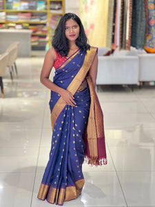 Butta Weaved Semi Silk Saree | ONA123
