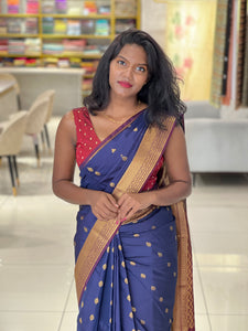 Butta Weaved Semi Silk Saree | ONA123