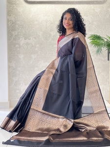 Zari Weaved Warm Silk Saree | NN105