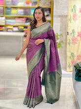 Stripes Detailed Semi Silk Saree | ONA128