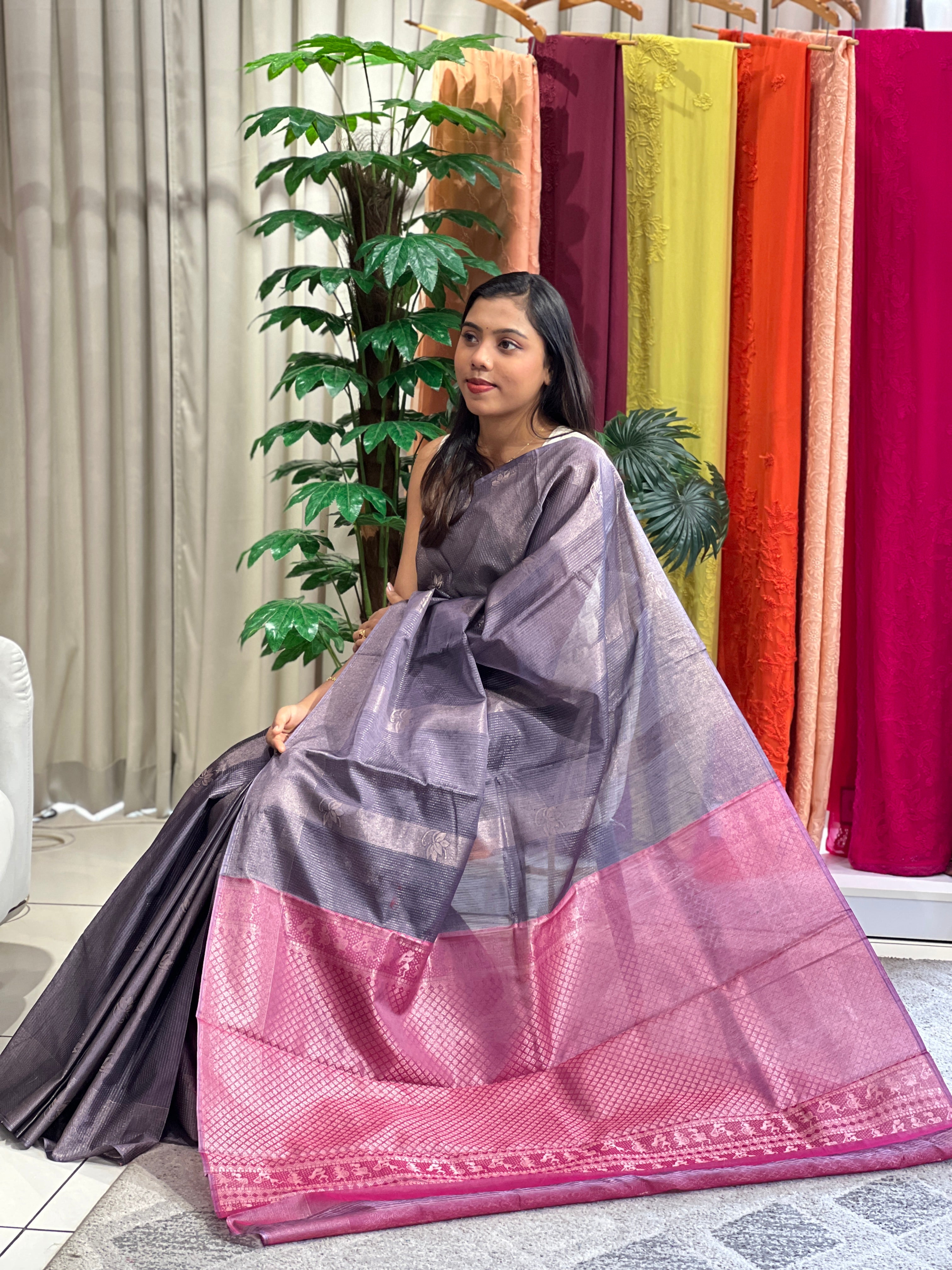 Zari Weaved  Silk Cotton Saree | JAT141
