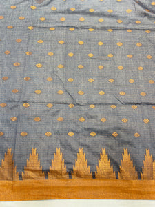 Temple Border Detailed Cotton Silk Saree | RP774