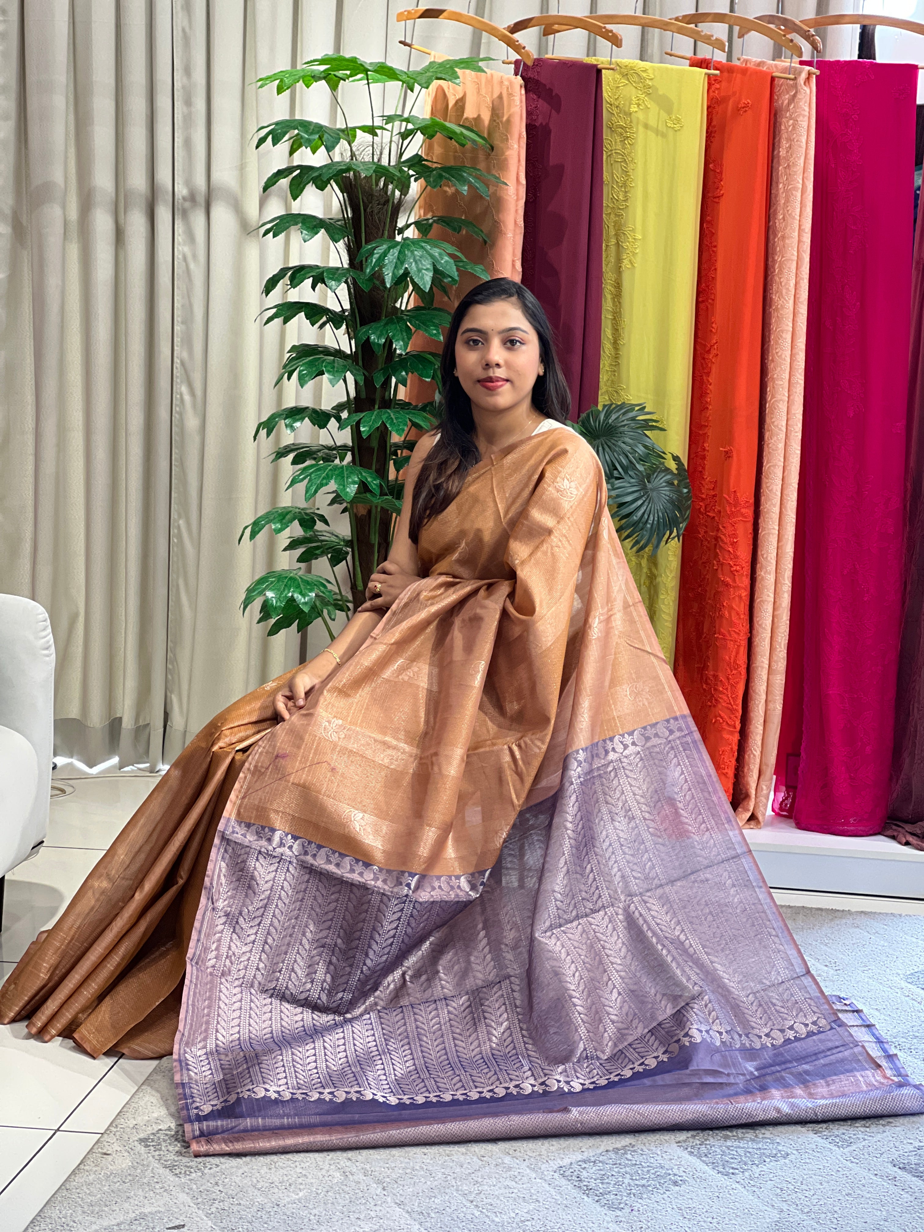Zari Weaved  Silk Cotton Saree | JAT140