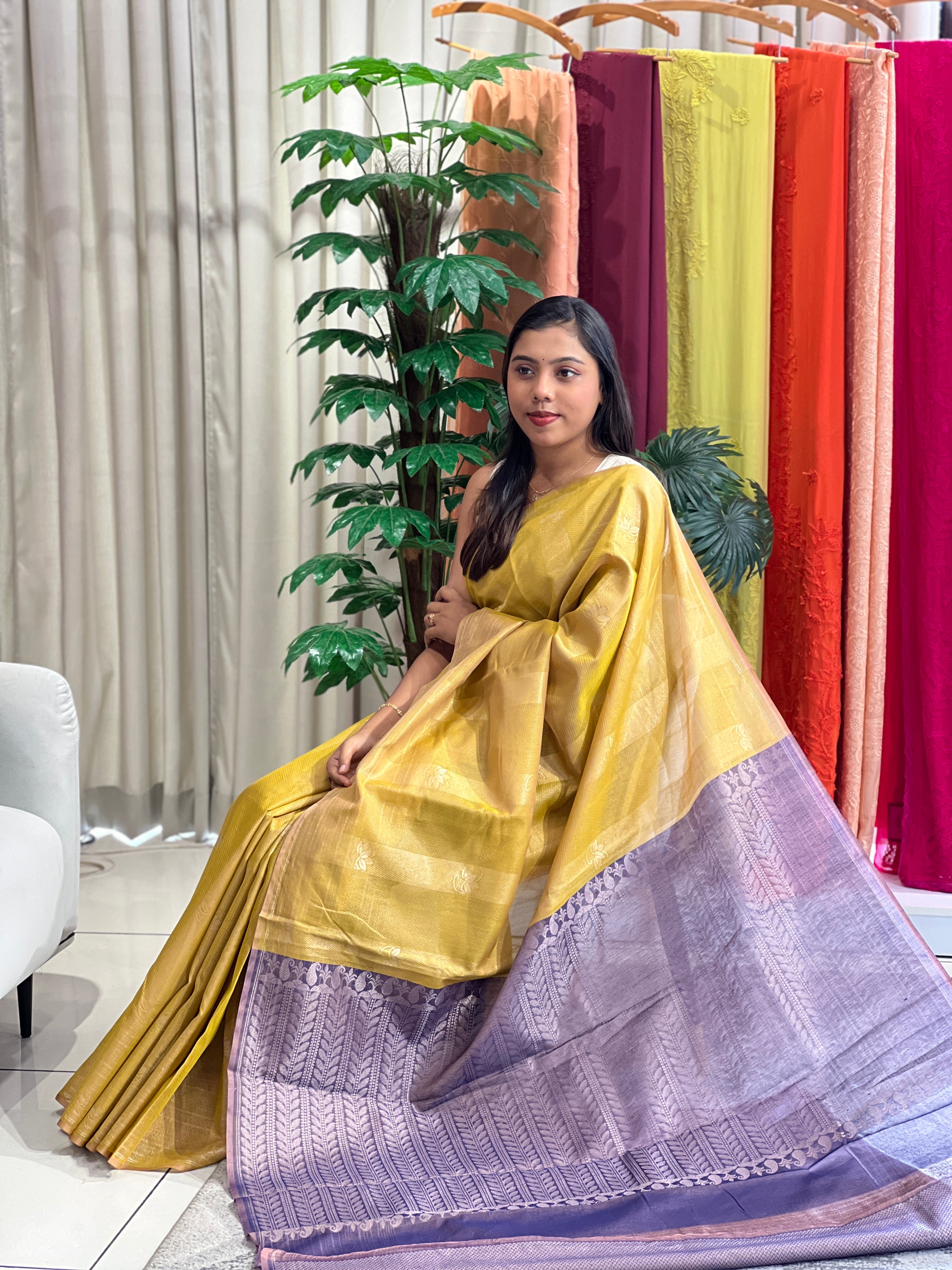 Zari Weaved  Silk Cotton Saree | JAT145