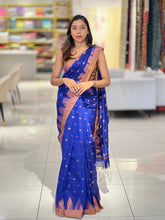 Temple Border Detailed Cotton Silk Saree | RP775