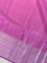 White & Pink Colour Silver Zari Weaved Kanchipuram Saree | AK140