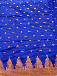 Temple Border Detailed Cotton Silk Saree | RP775