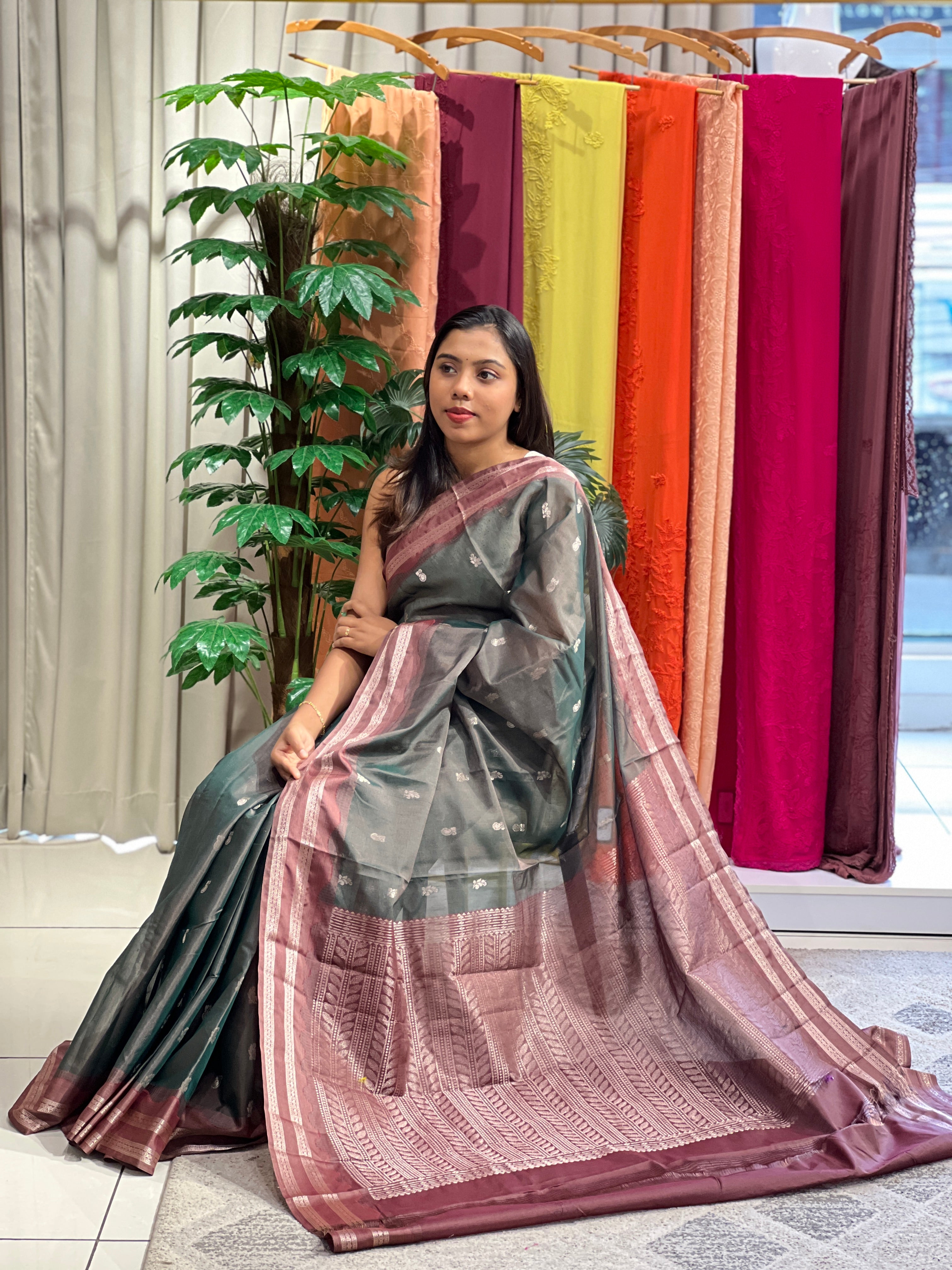 Zari Woven  Silk Cotton Saree | JAT108