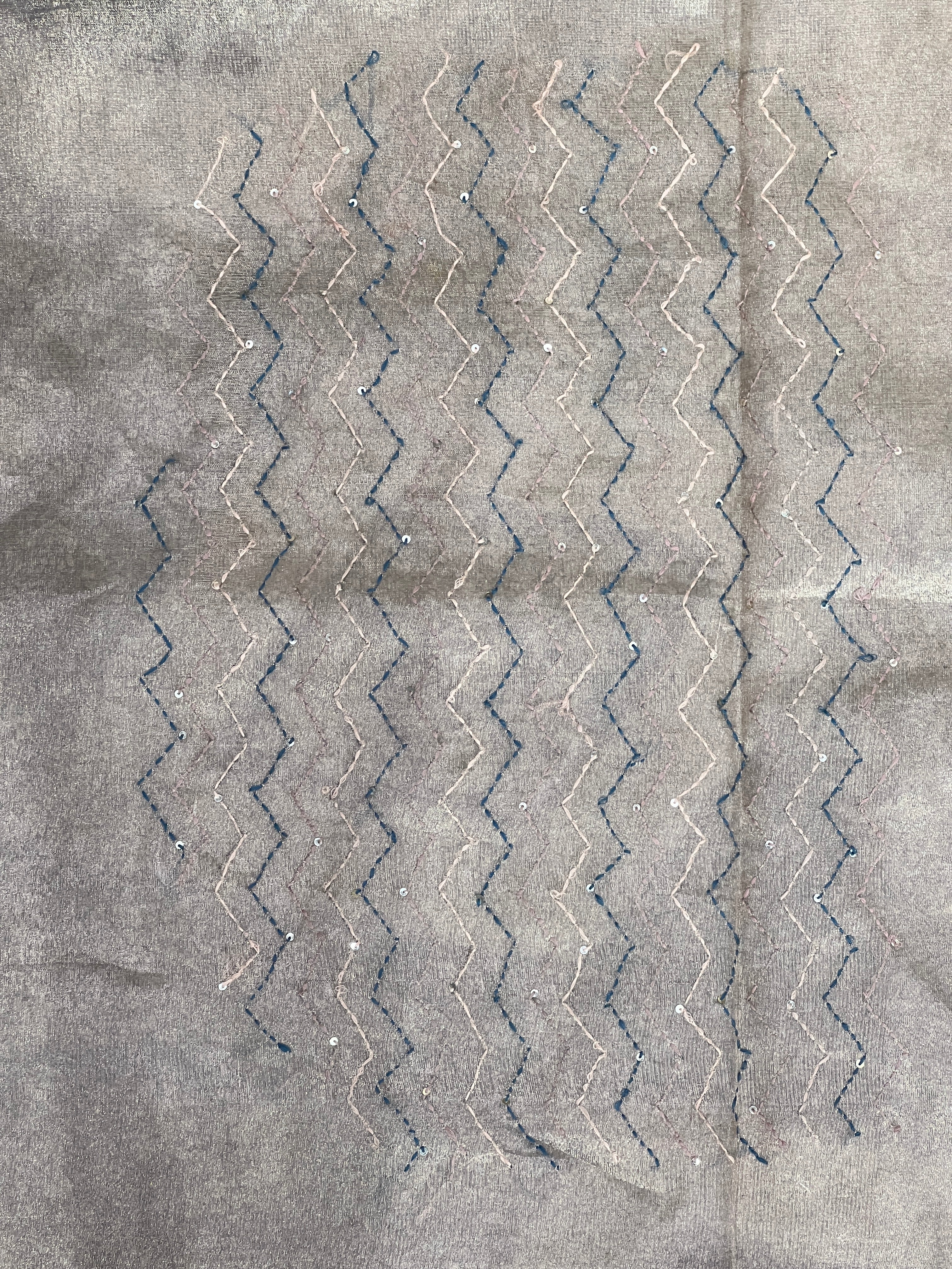 Hand Embroidery Detailed Tissue Organza Saree | BLD1919