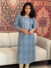 Leheriya Patterned Cotton Kurta | NCF185