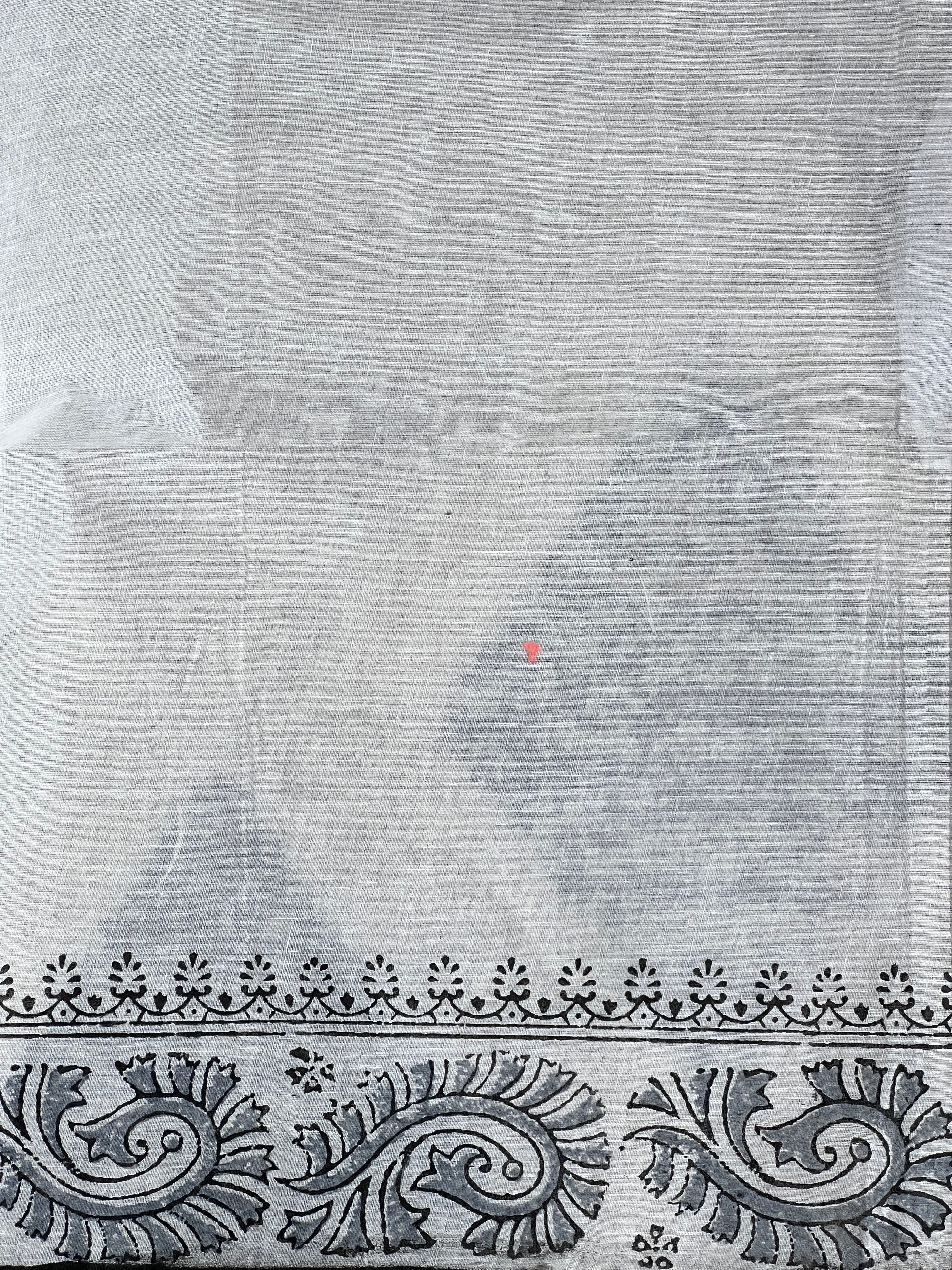 Printed Pattern Organdy Saree | VDA269