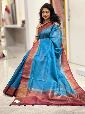 Banarasi Weaved Semi Geecha Saree | YNG509