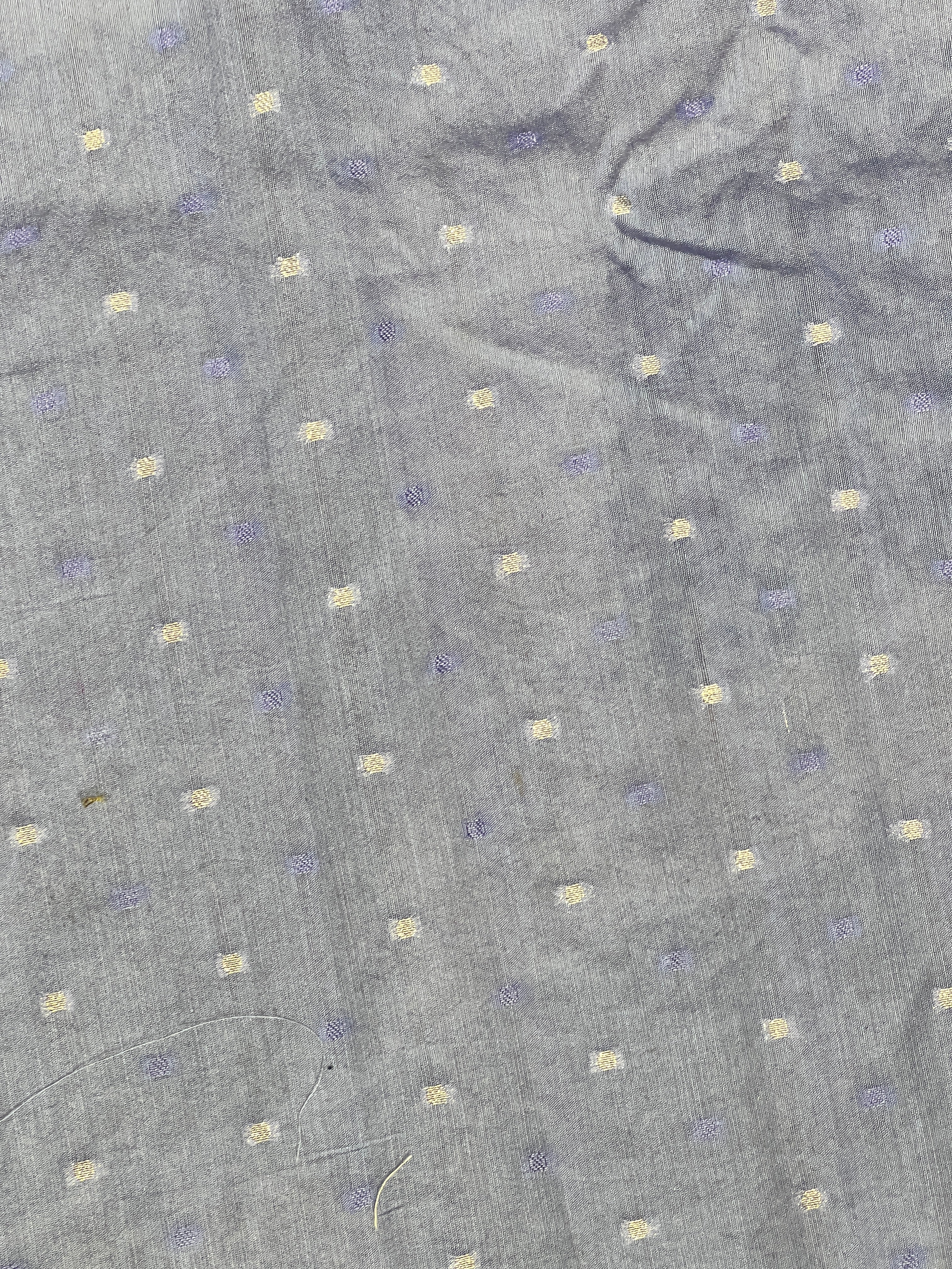 Floral Machine Embroidery Detailed Organza Saree | MM379