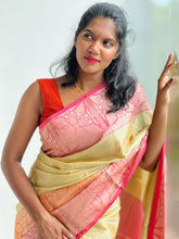 Geometric Patterned Semi Silk Saree | NN335