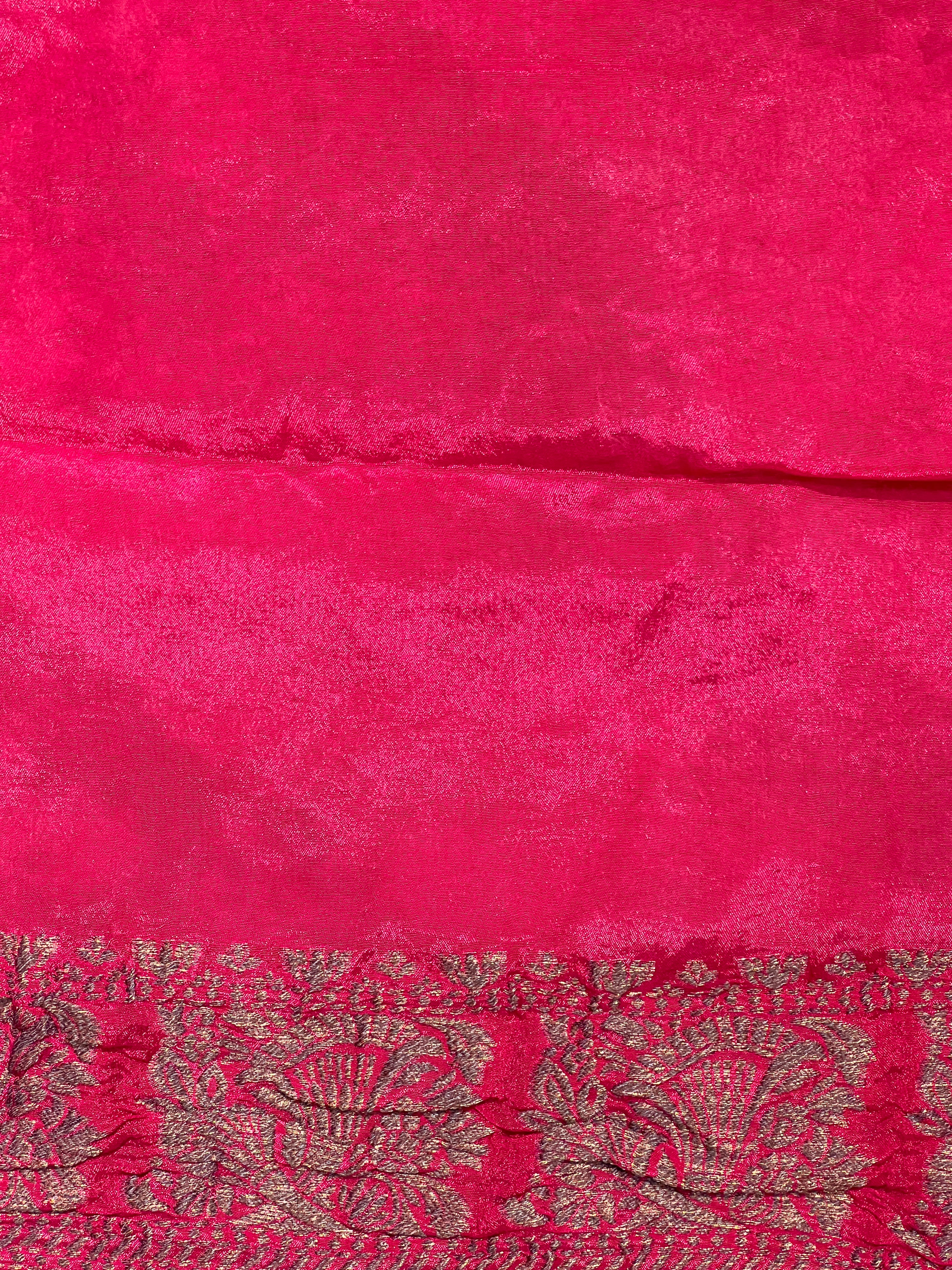 Antique Zari and Thread Weaving Chinnon Saree | YNG1742
