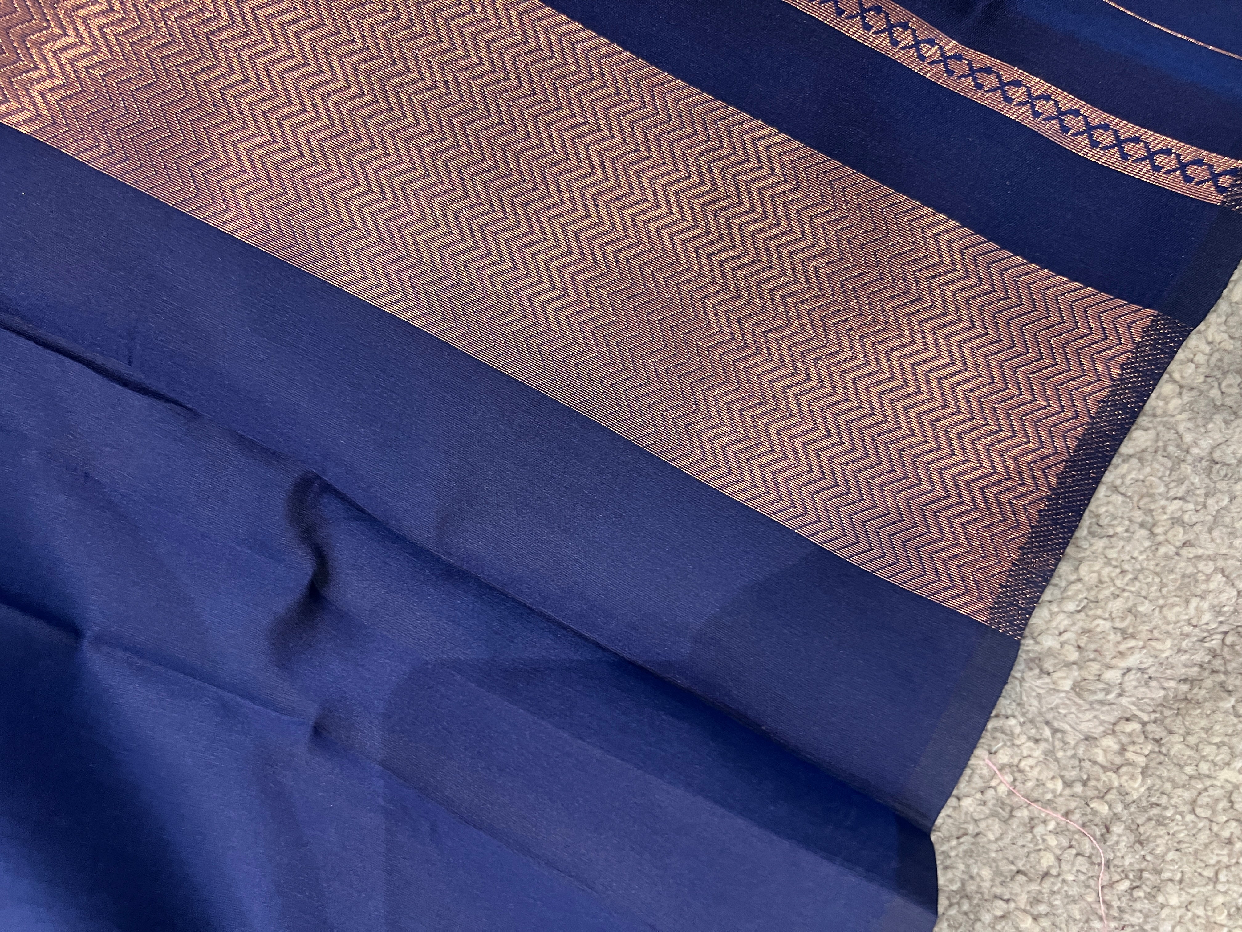 Zari Weaving Semi Silk Saree | KAC106