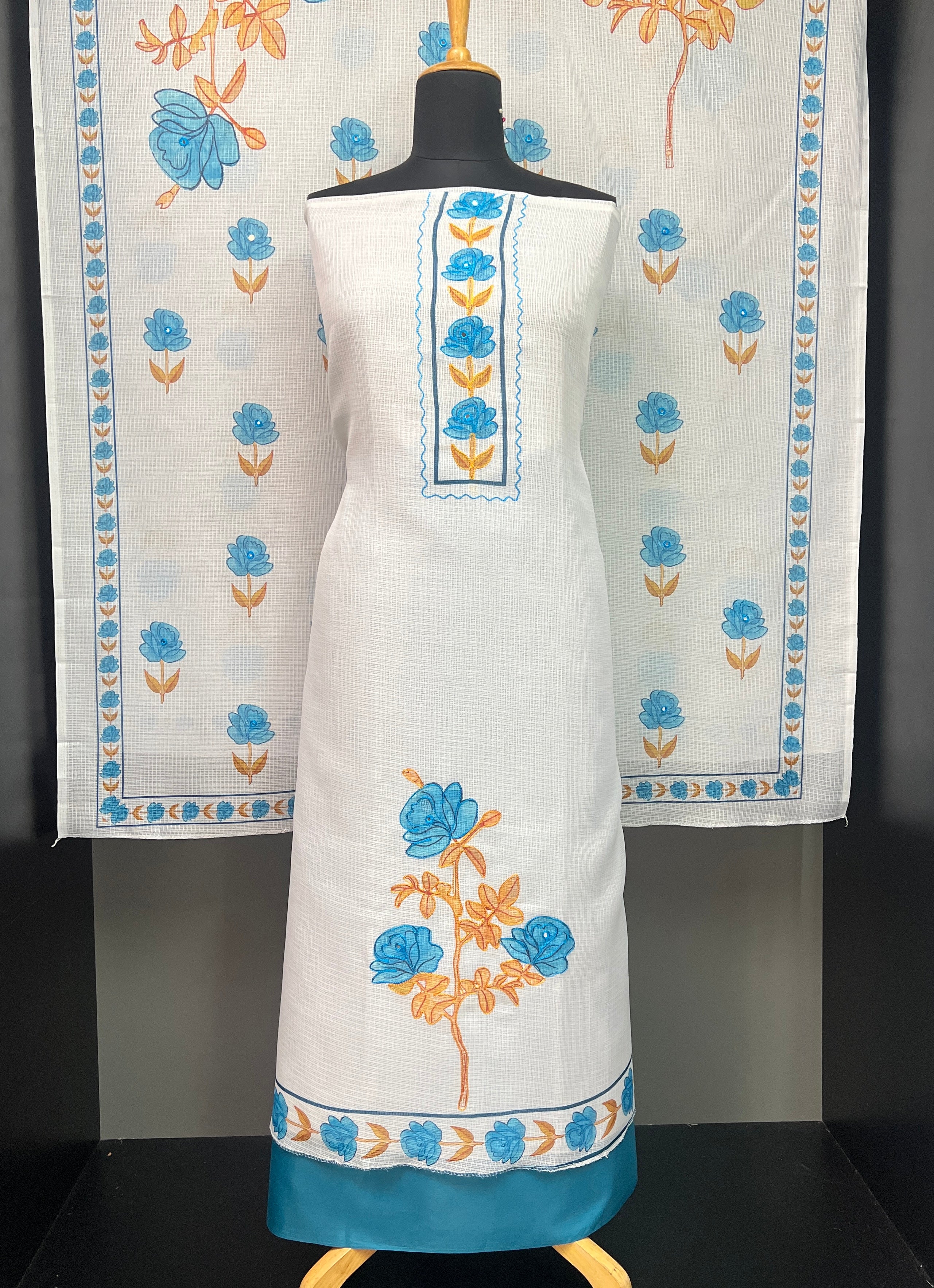 Floral Design Kota Salwar Set | SD119
