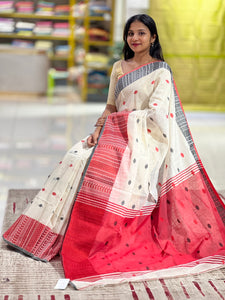 Thread Weaving Jamdani Cotton Saree | RP622