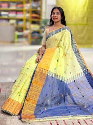 Thread Weaving Jamdani Cotton Saree | RP620