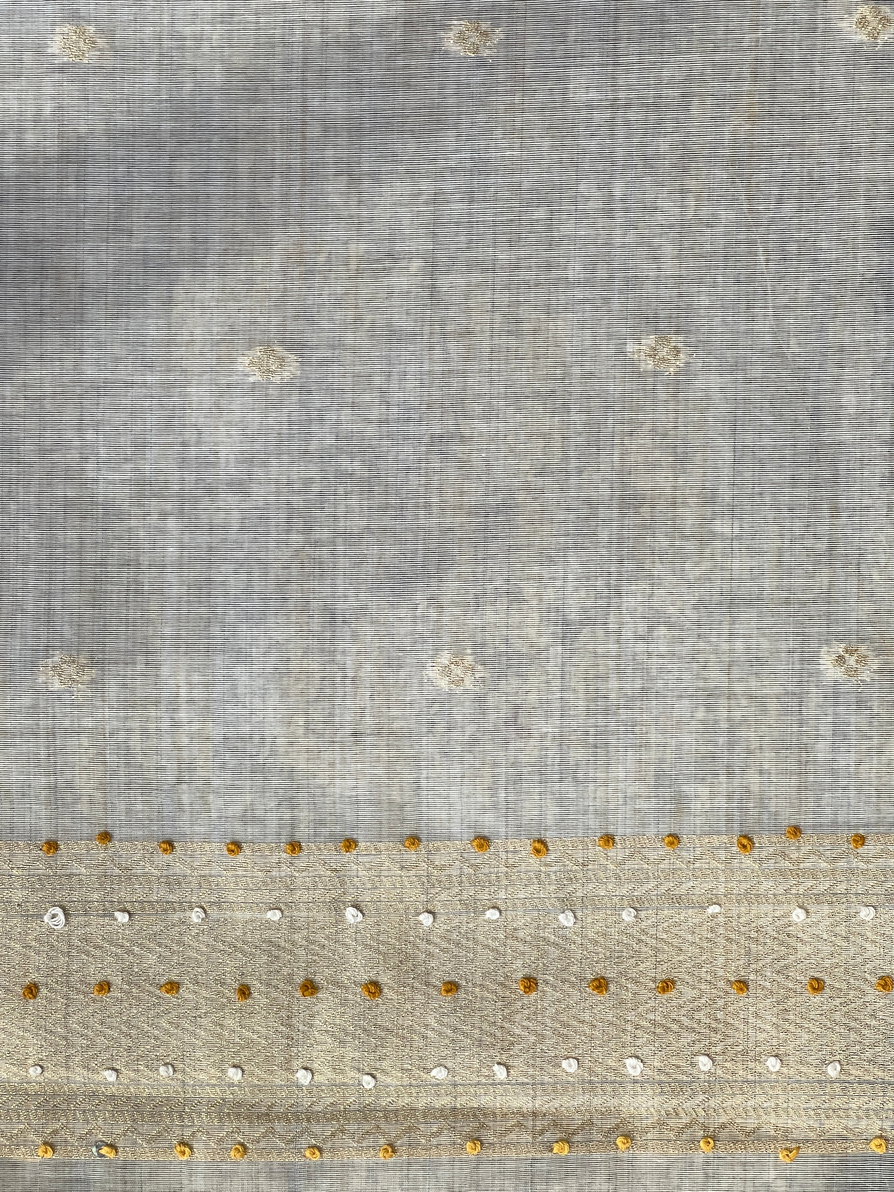 Floral Jamdani Woven Chanderi Saree | BLD1942