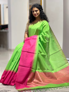 Kantha Weaved Semi Silk Saree | SKH237